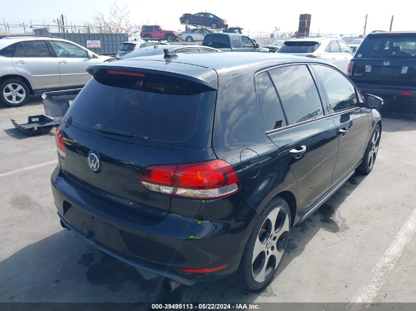 2011 Volkswagen Gti 4-Door VIN: WVWHV7AJ7BW129972 Lot: 39495113