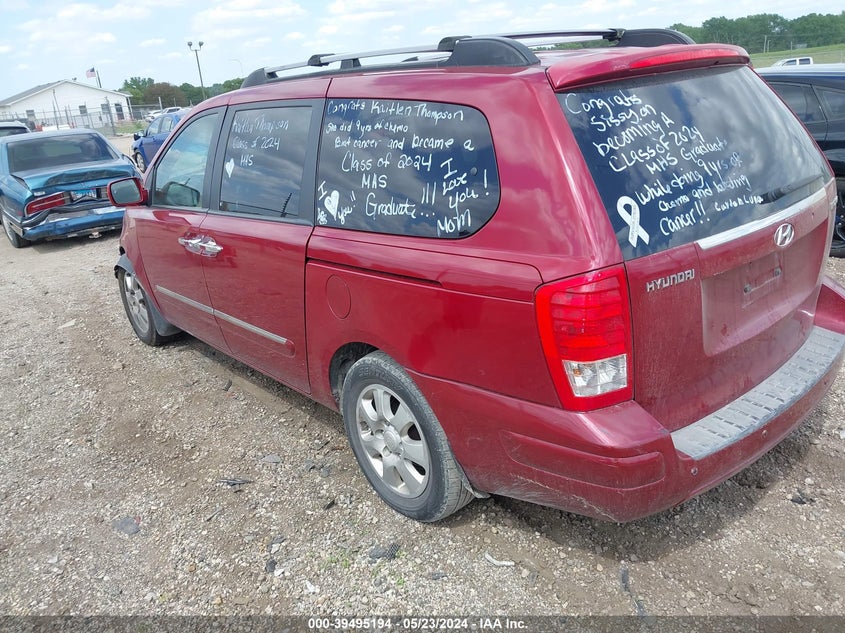 2008 Hyundai Entourage Gls/Limited VIN: KNDMC233586051366 Lot: 39495194