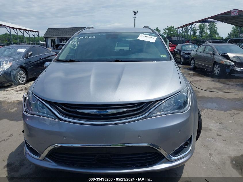 2018 Chrysler Pacifica Hybrid Limited VIN: 2C4RC1N76JR127160 Lot: 39495200