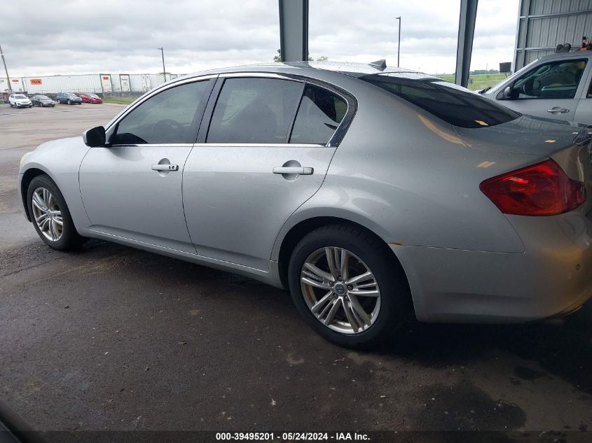 2012 Infiniti G37 VIN: JN1CV6AR8CM970760 Lot: 39495201