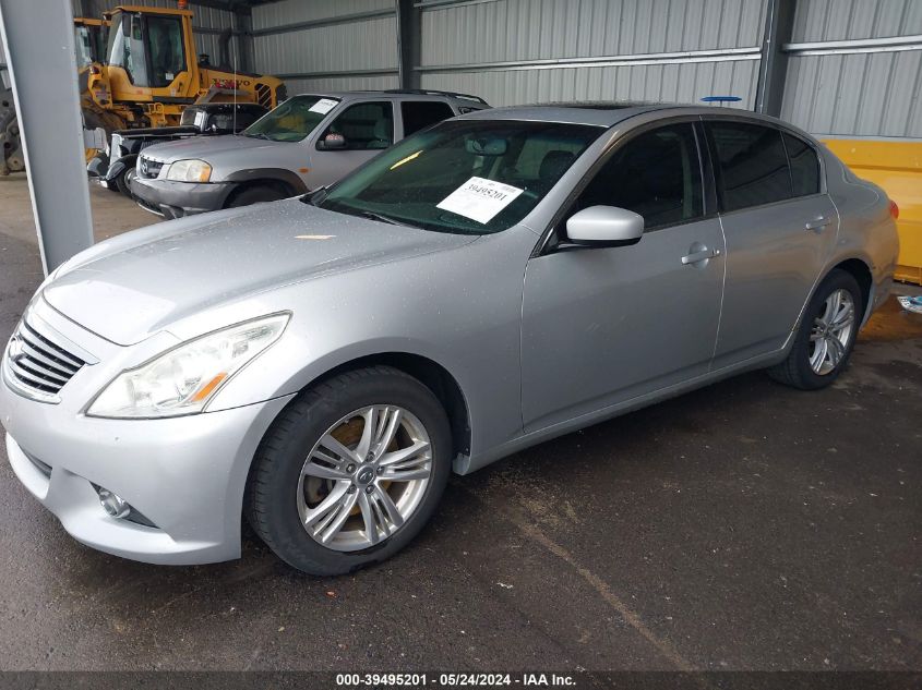 2012 Infiniti G37 VIN: JN1CV6AR8CM970760 Lot: 39495201