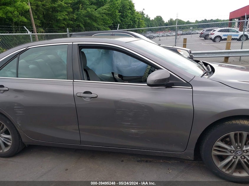 2016 Toyota Camry Se VIN: 4T1BF1FK0GU615457 Lot: 39495248