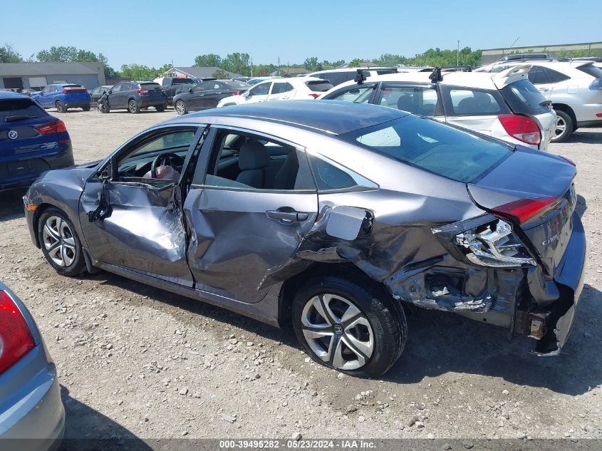 2018 Honda Civic Lx VIN: 19XFC2E52JE024116 Lot: 39495282