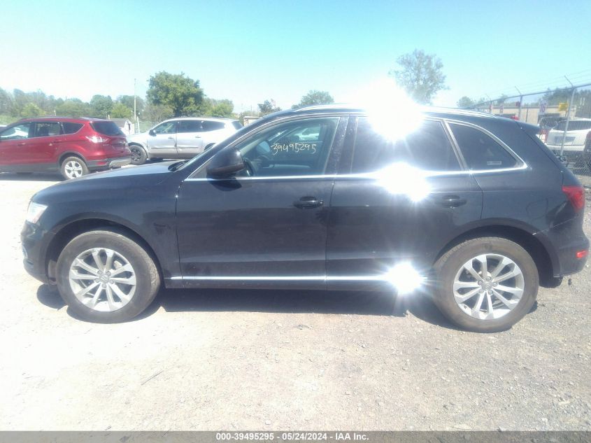 2013 Audi Q5 VIN: WA1LFCFP8DA042654 Lot: 39495295