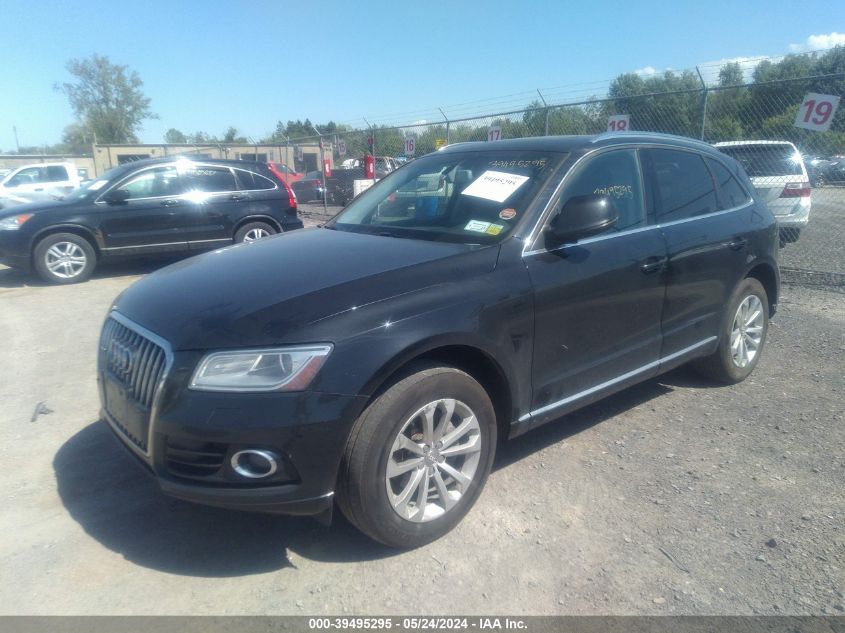 2013 Audi Q5 VIN: WA1LFCFP8DA042654 Lot: 39495295