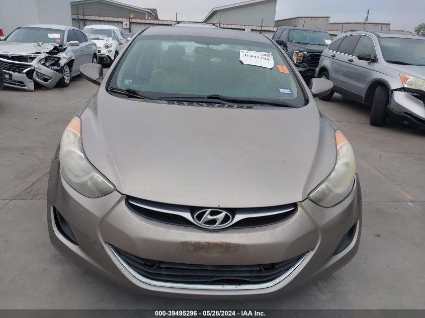 2012 Hyundai Elantra Gls VIN: 5NPDH4AE6CH116533 Lot: 39495296