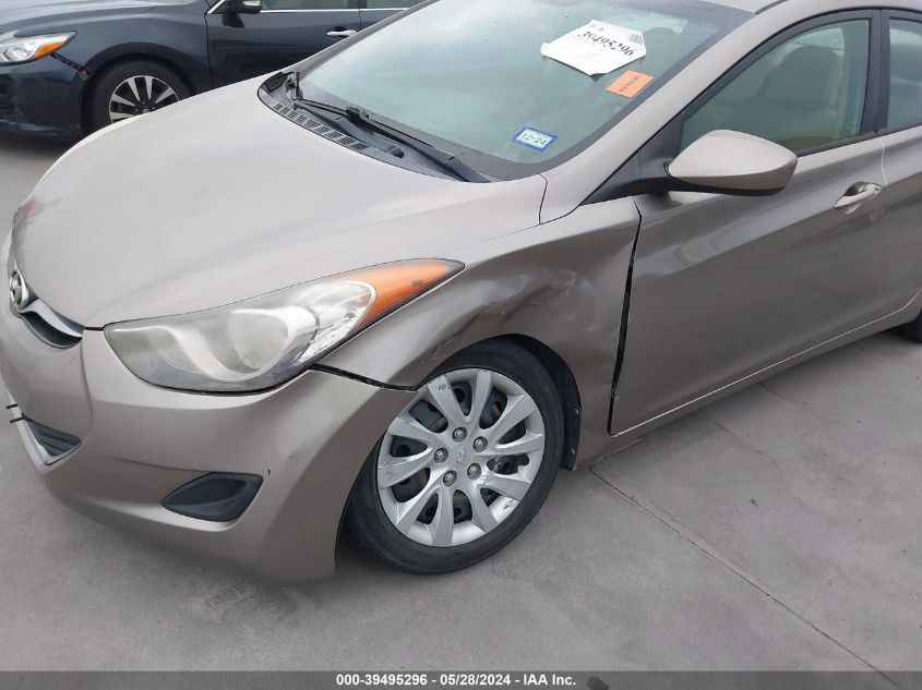 2012 Hyundai Elantra Gls VIN: 5NPDH4AE6CH116533 Lot: 39495296