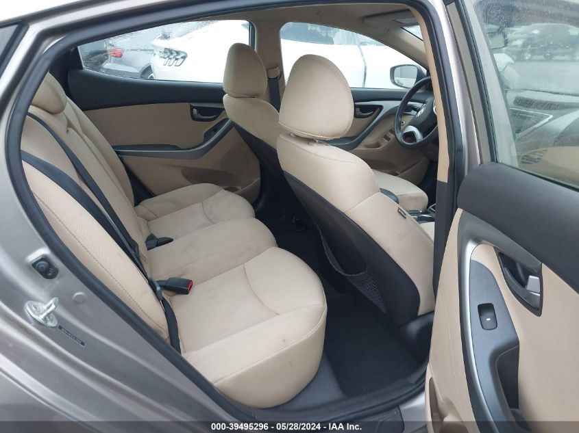 2012 Hyundai Elantra Gls VIN: 5NPDH4AE6CH116533 Lot: 39495296