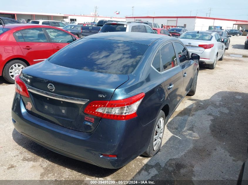 2014 Nissan Sentra Sv VIN: 3N1AB7AP7EY203342 Lot: 39495299