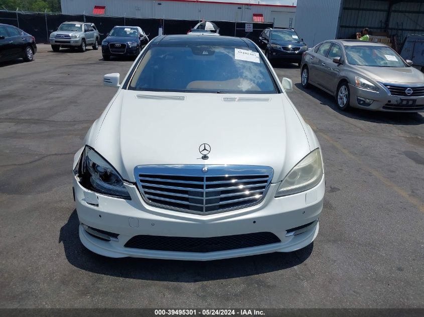 2012 Mercedes-Benz S 550 VIN: WDDNG7DB9CA467797 Lot: 39495301