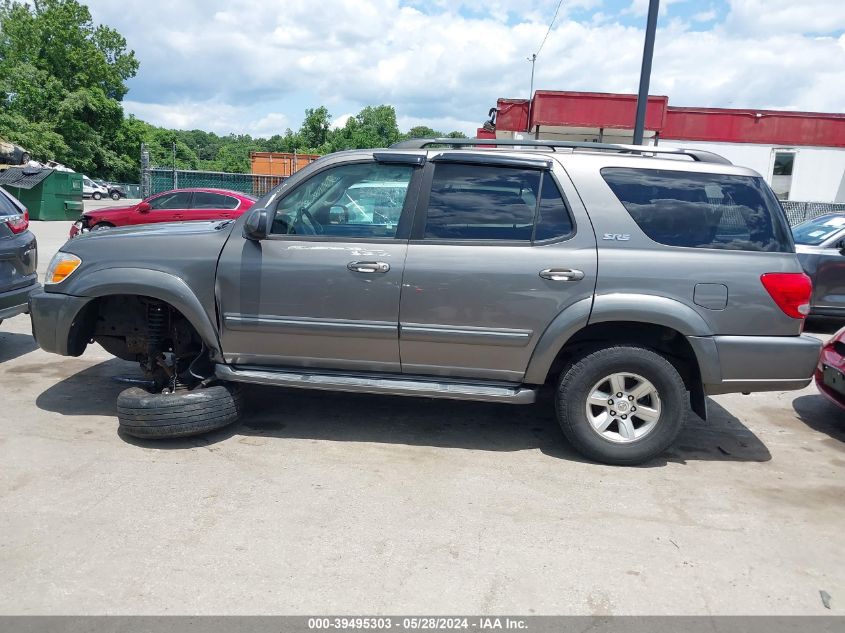 2007 Toyota Sequoia Sr5 V8 VIN: 5TDBT44A47S278417 Lot: 39495303