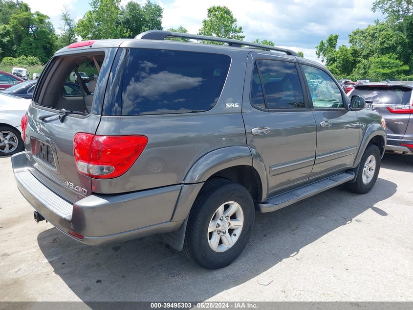 2007 Toyota Sequoia Sr5 V8 VIN: 5TDBT44A47S278417 Lot: 39495303
