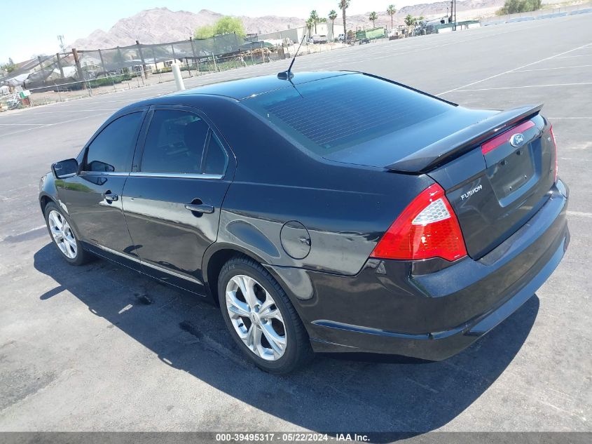 2012 Ford Fusion Se VIN: 3FAHP0HA2CR231729 Lot: 39495317