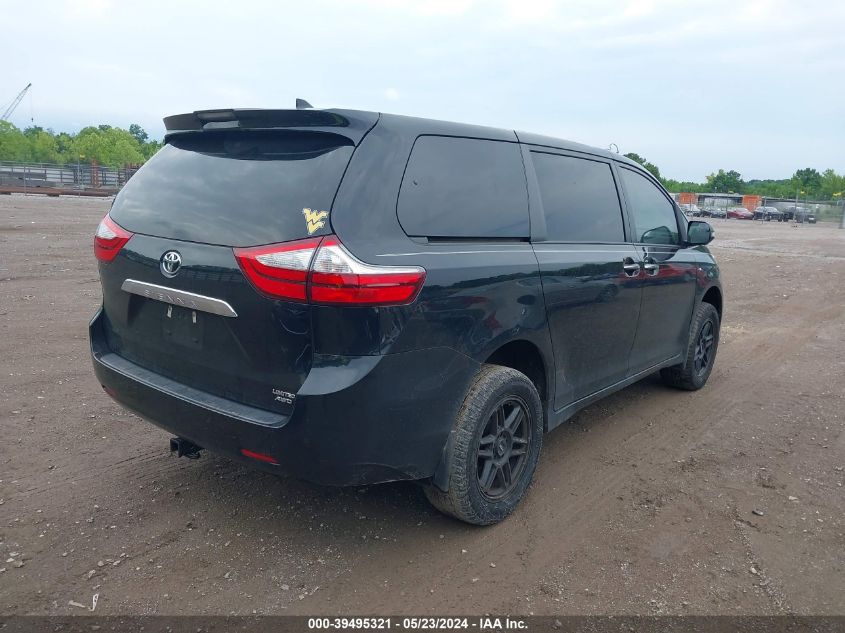 2018 Toyota Sienna Limited Premium 7 Passenger VIN: 5TDDZ3DC6JS193945 Lot: 39495321