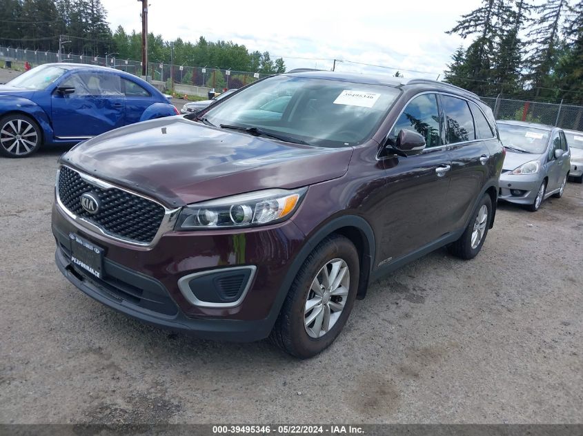 2016 Kia Sorento 3.3L Lx VIN: 5XYPGDA59GG073318 Lot: 39495346