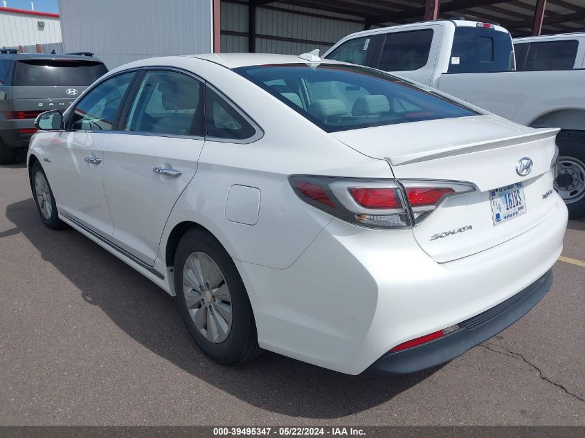 2016 Hyundai Sonata Hybrid Se VIN: KMHE24L1XGA038833 Lot: 39495347