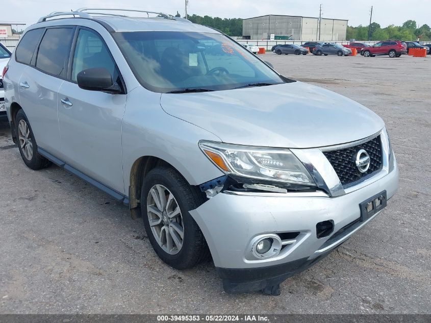 2015 Nissan Pathfinder Sv VIN: 5N1AR2MNXFC693190 Lot: 39495353