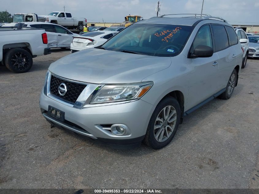 2015 Nissan Pathfinder Sv VIN: 5N1AR2MNXFC693190 Lot: 39495353