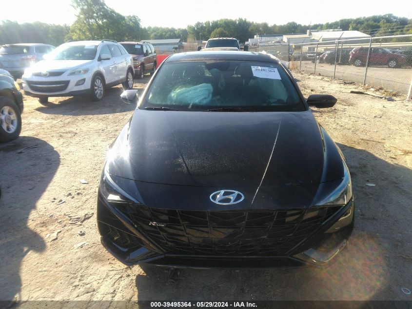 2022 Hyundai Elantra N Line VIN: KMHLR4AF5NU303879 Lot: 39495364