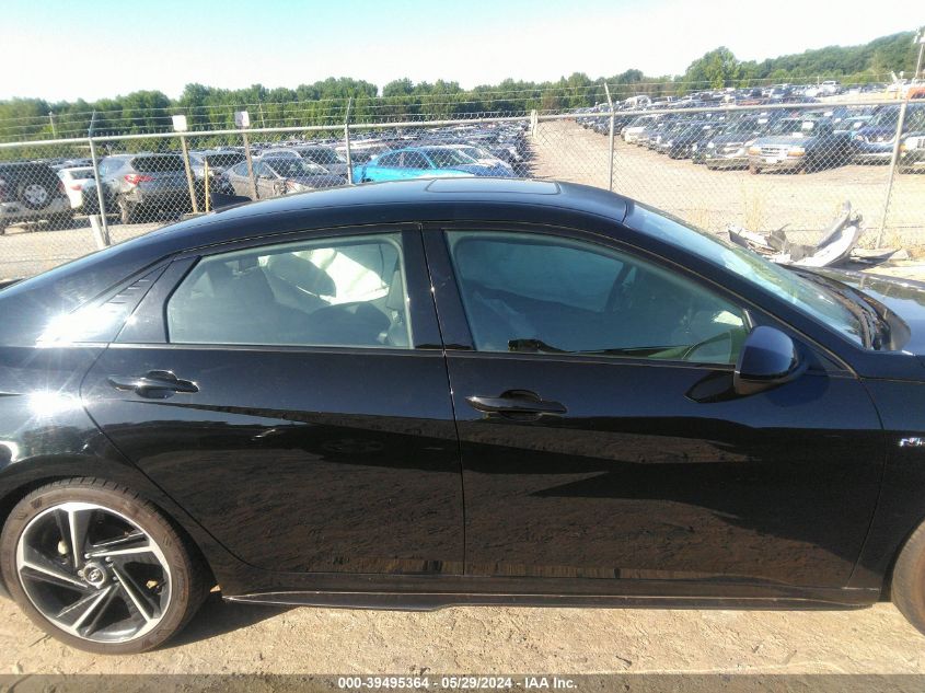 2022 Hyundai Elantra N Line VIN: KMHLR4AF5NU303879 Lot: 39495364