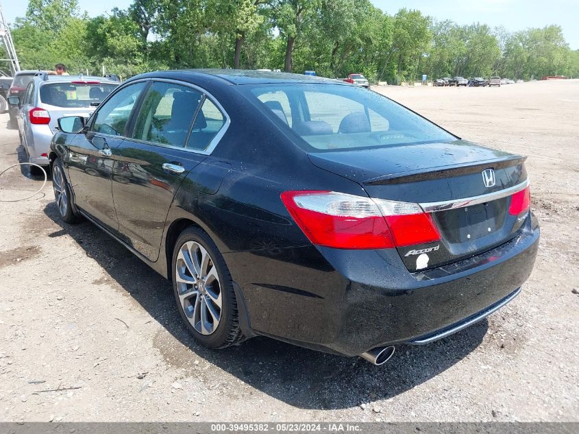 2013 Honda Accord Sport VIN: 1HGCR2F50DA248834 Lot: 39495382