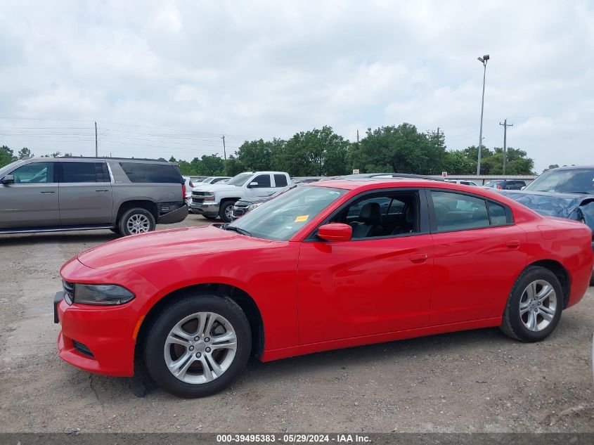 2022 Dodge Charger Sxt Rwd VIN: 2C3CDXBG5NH145241 Lot: 39495383