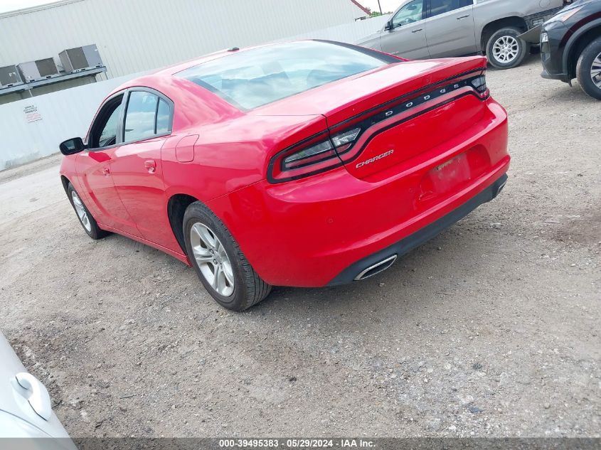 2022 Dodge Charger Sxt Rwd VIN: 2C3CDXBG5NH145241 Lot: 39495383