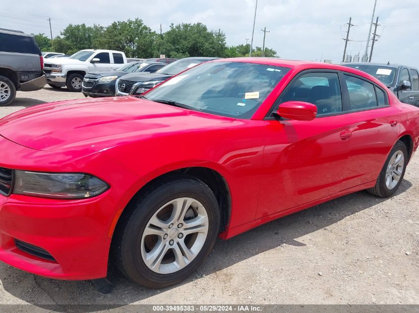 2022 Dodge Charger Sxt Rwd VIN: 2C3CDXBG5NH145241 Lot: 39495383