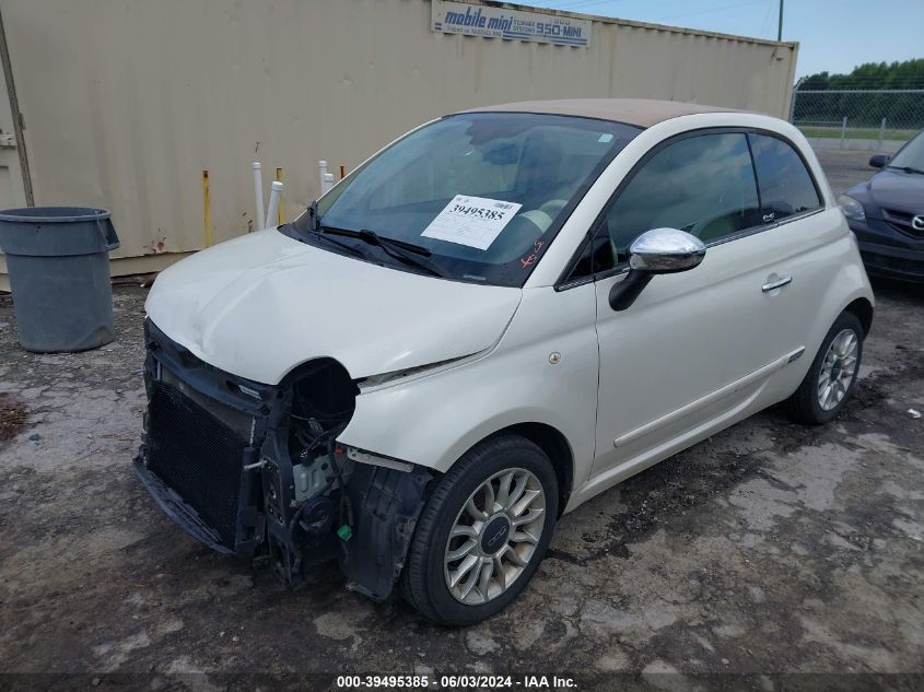 2012 Fiat 500C Lounge VIN: 3C3CFFER4CT313764 Lot: 39495385