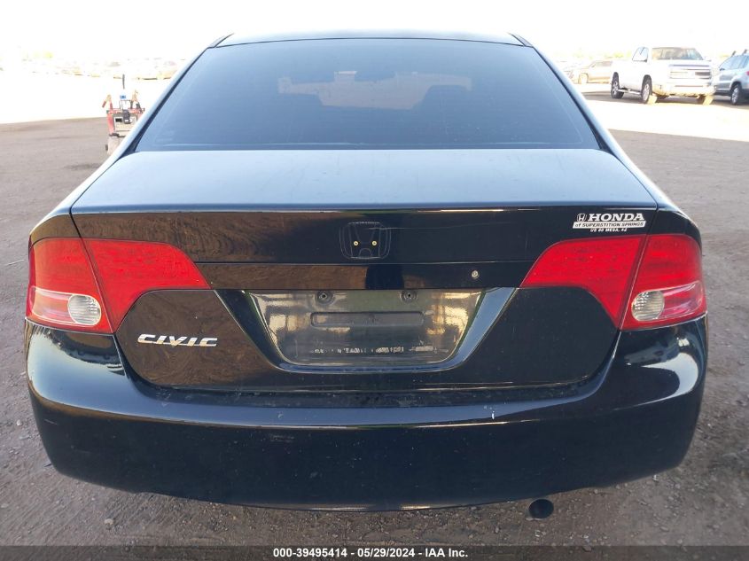 2008 Honda Civic Lx VIN: 1HGFA15518LD74913 Lot: 39495414