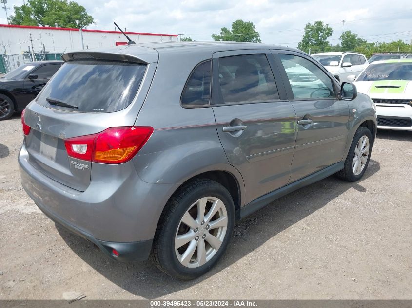 2014 Mitsubishi Outlander Sport Es VIN: 4A4AR3AU9EE009456 Lot: 39495423