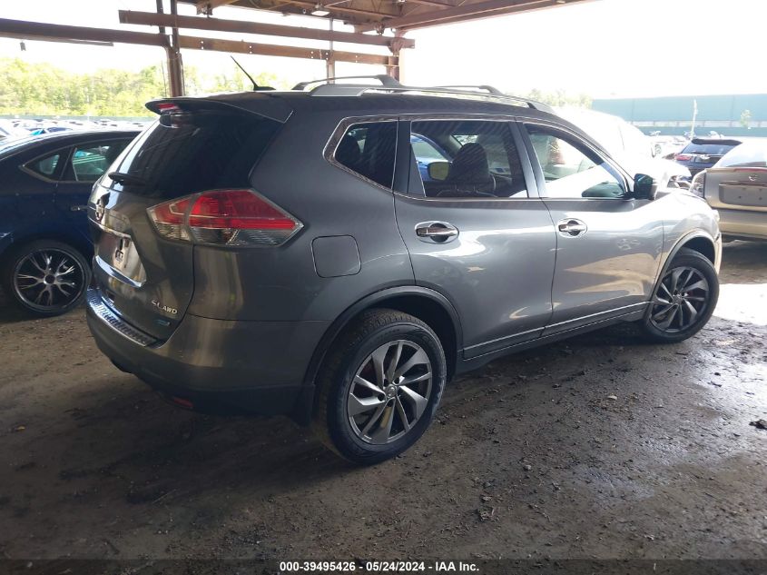 2014 Nissan Rogue Sl VIN: 5N1AT2MV2EC862926 Lot: 39495426