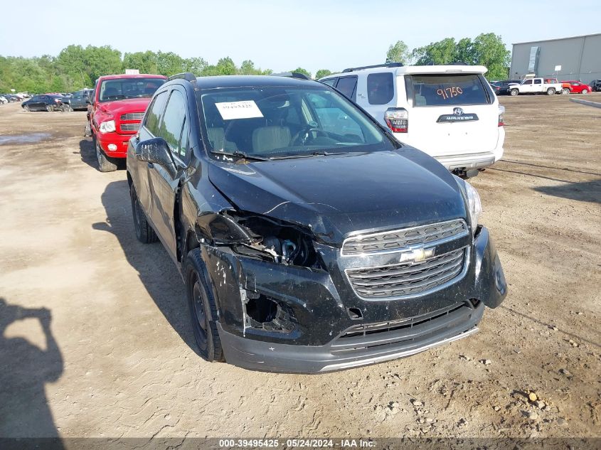 2016 Chevrolet Trax Lt VIN: 3GNCJPSB1GL189862 Lot: 39495425