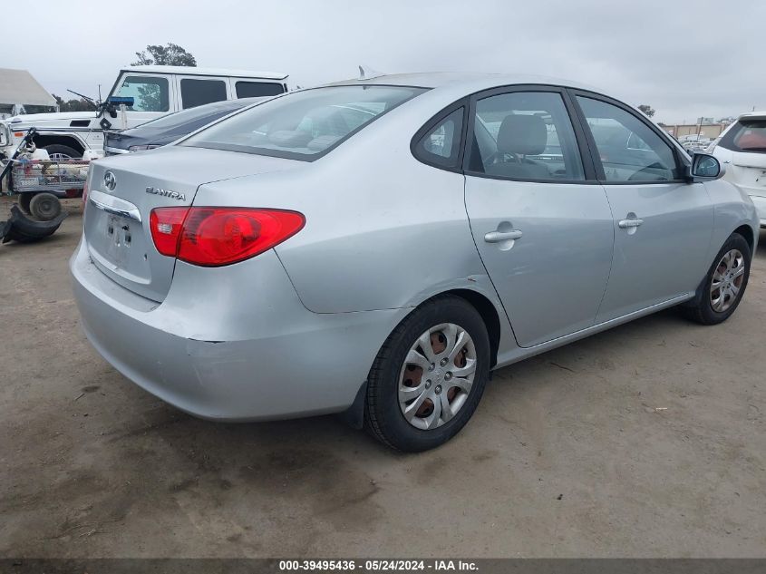 2010 Hyundai Elantra Gls VIN: KMHDU4AD1AU991696 Lot: 39495436