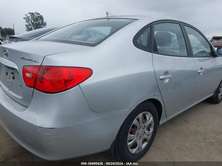 2010 Hyundai Elantra Gls VIN: KMHDU4AD1AU991696 Lot: 39495436