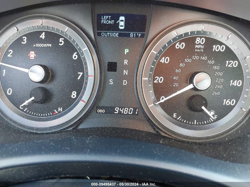 2009 Lexus Es 350 VIN: JTHBJ46G392336274 Lot: 39495437