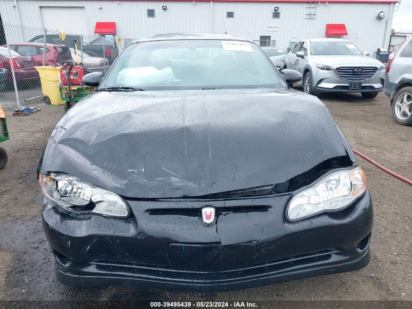 2001 Chevrolet Monte Carlo Ss VIN: 2G1WX15K219220987 Lot: 39495439