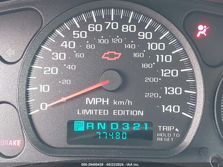 2001 Chevrolet Monte Carlo Ss VIN: 2G1WX15K219220987 Lot: 39495439