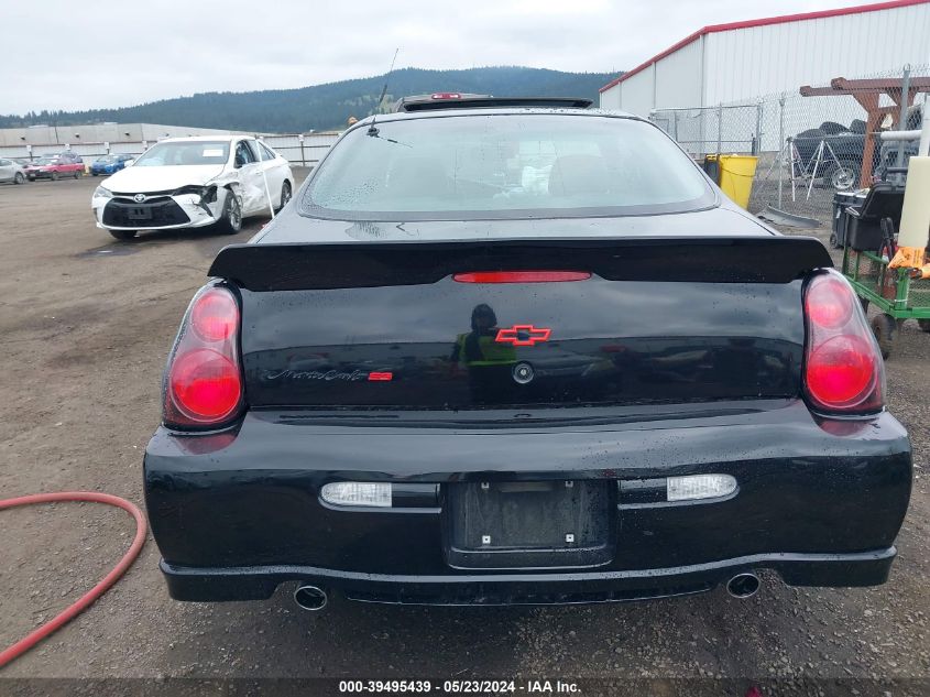 2001 Chevrolet Monte Carlo Ss VIN: 2G1WX15K219220987 Lot: 39495439