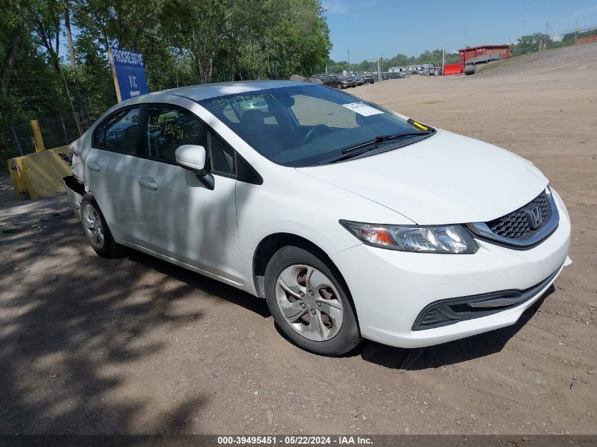 2014 Honda Civic Lx VIN: 19XFB2F52EE014337 Lot: 39495451