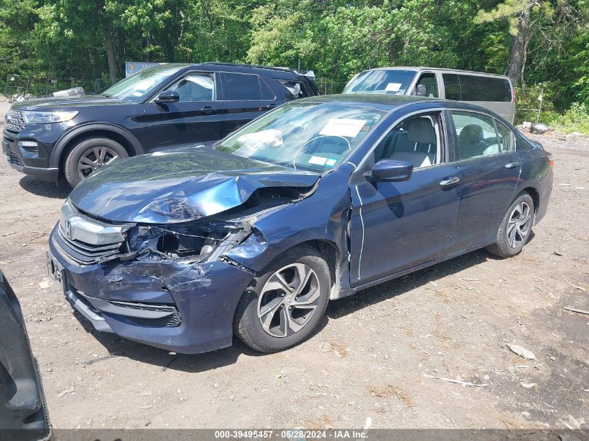 2017 Honda Accord Lx VIN: 1HGCR2F34HA252583 Lot: 39495457