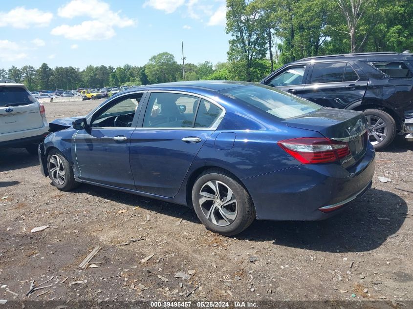 2017 Honda Accord Lx VIN: 1HGCR2F34HA252583 Lot: 39495457