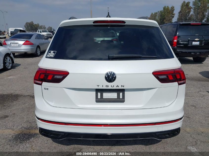 2022 Volkswagen Tiguan 2.0T Se R-Line Black VIN: 3VVCB7AX9NM081338 Lot: 39495490