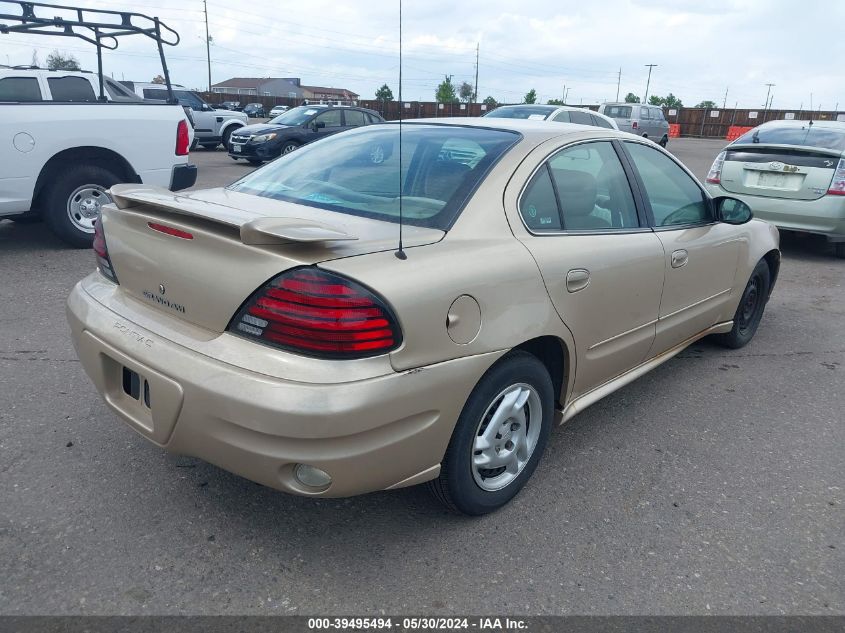 2004 Pontiac Grand Am Se1 VIN: 1G2NF52EX4C142844 Lot: 39495494