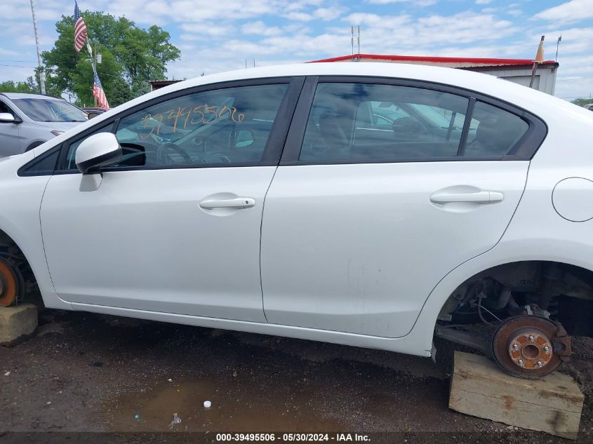 2013 Honda Civic Ex-L VIN: 19XFB2F94DE056137 Lot: 39495506