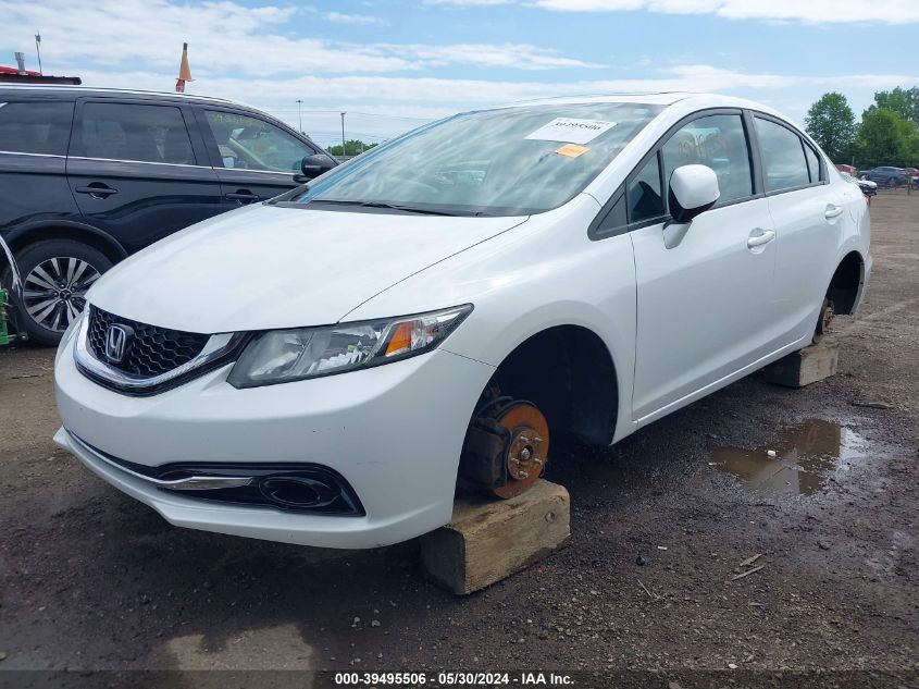 2013 Honda Civic Ex-L VIN: 19XFB2F94DE056137 Lot: 39495506