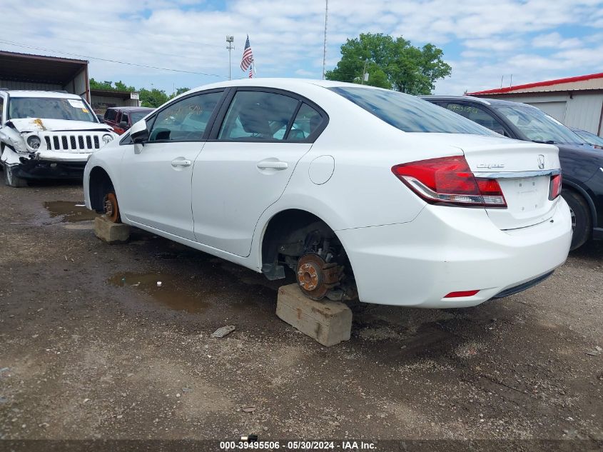 2013 Honda Civic Ex-L VIN: 19XFB2F94DE056137 Lot: 39495506