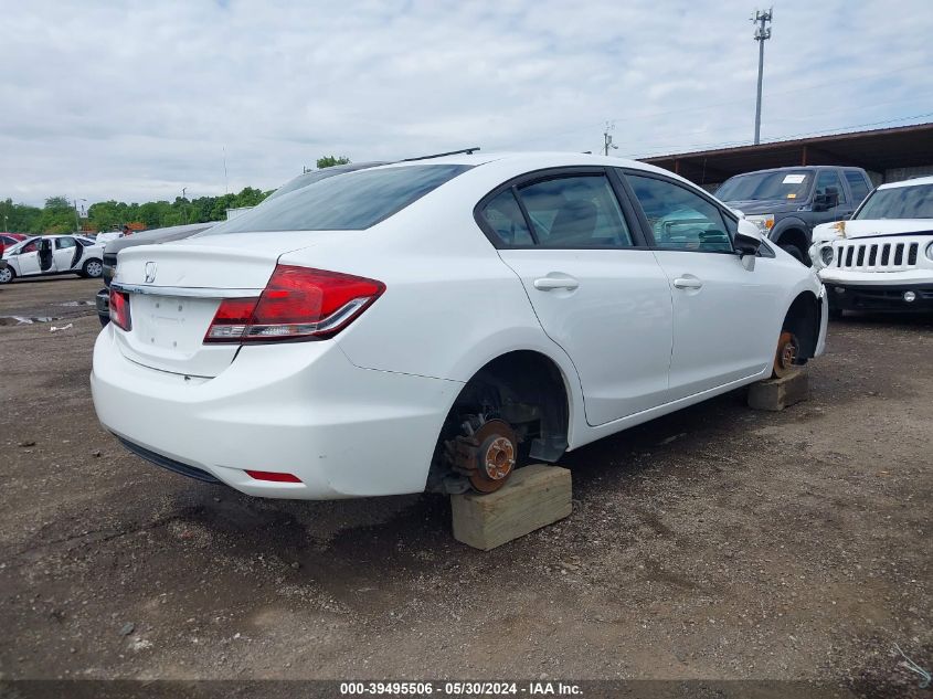 2013 Honda Civic Ex-L VIN: 19XFB2F94DE056137 Lot: 39495506