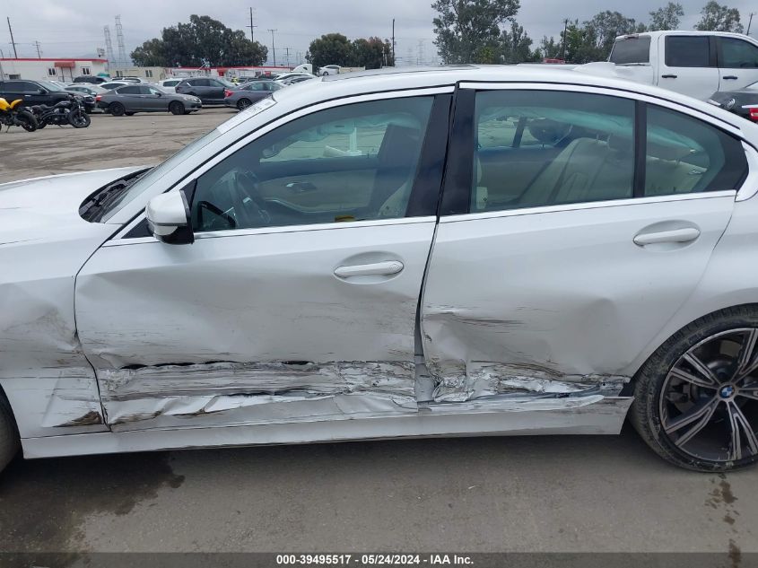 2020 BMW 330I VIN: 3MW5R1J00L8B38175 Lot: 39495517