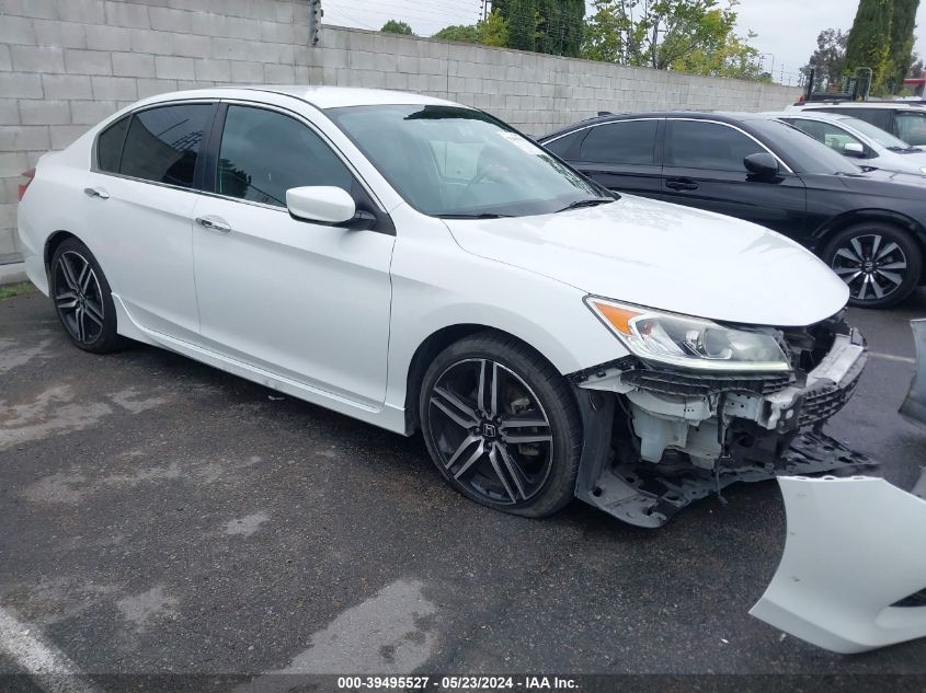 2017 Honda Accord Sport VIN: 1HGCR2F53HA126166 Lot: 39495527